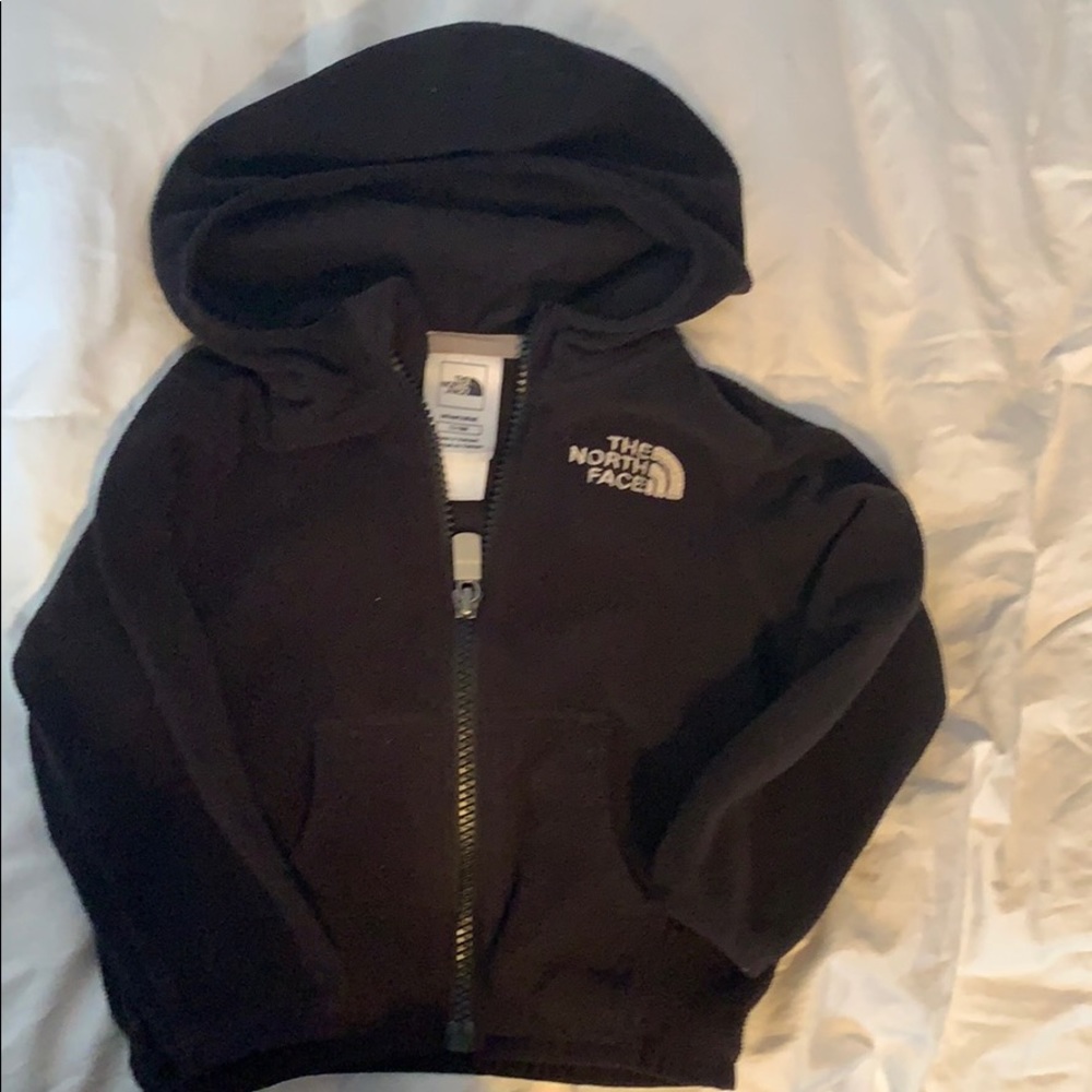 The North face zipper down Hoodie